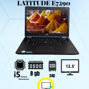PORTATIL DELL LATITUDE E7290 INTEL CORE i5 OCTAVA GENERACION